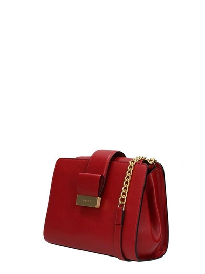 Shop Visone Margot Bag Red Leather