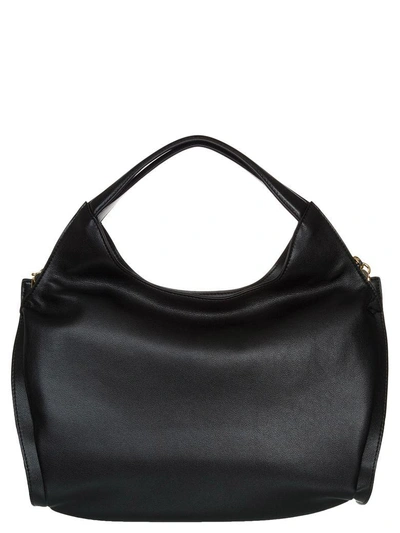 Shop Trussardi Jeans Bellflower Handbag In Black