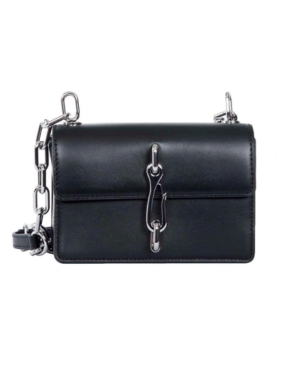 Shop Alexander Wang Chain Hook Shoulder Bag In Black