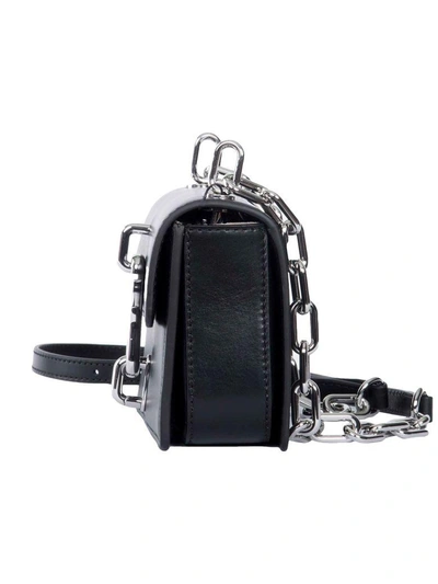 Shop Alexander Wang Chain Hook Shoulder Bag In Black