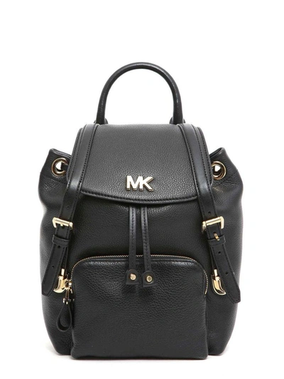 Shop Michael Michael Kors Small Mott Backpack In Nero