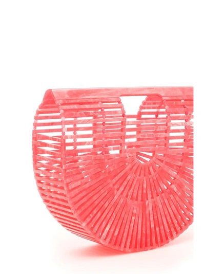 Shop Cult Gaia Small Acrylic Ark Clutch In Watermelon