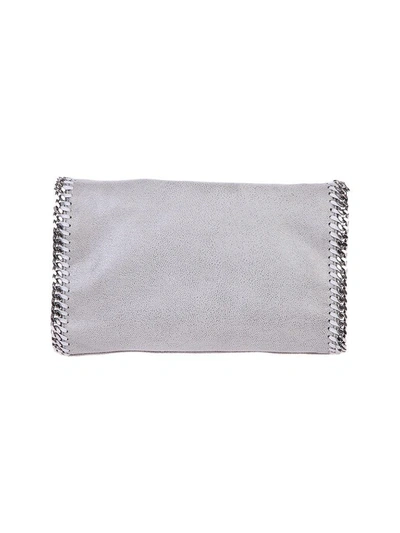 Shop Stella Mccartney Faux Leather Mini Shoulder Bag In Grey