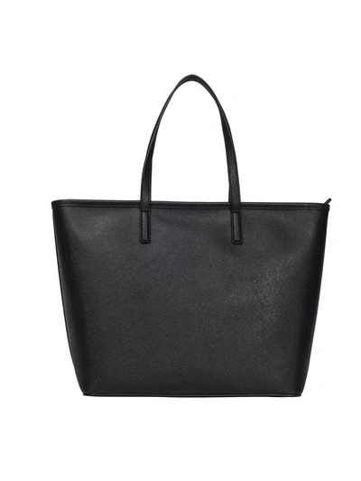 Shop Karl Lagerfeld K-ikonik Shopper Bag In Black