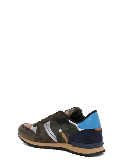 Shop Valentino Camouflage Sneakers In Multi