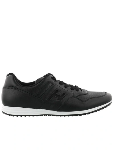 Shop Hogan Olympia H205 Sneakers In Black