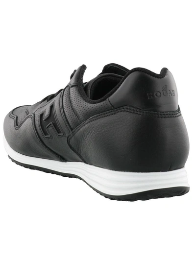Shop Hogan Olympia H205 Sneakers In Black