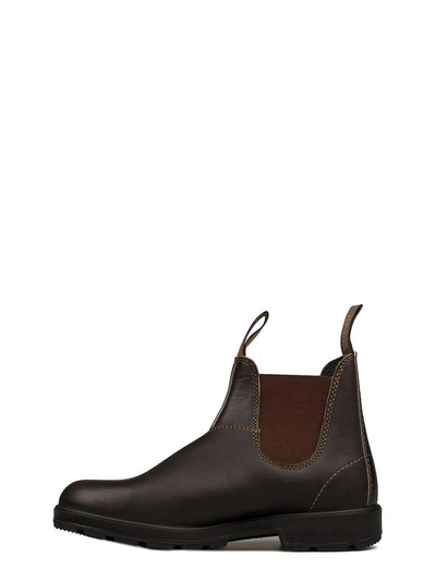 Shop Blundstone Dark Brown Leather Low Boot