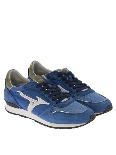 Shop Mizuno Sneakers Shoes Men  In Royal Blue