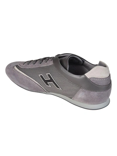 Shop Hogan Olympia Sneakers In Grey