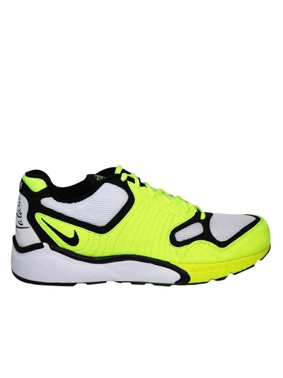 Shop Nike White Fluo Air Zoom Sneakers In Yellow