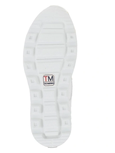 Shop Ermenegildo Zegna Leather Sneaker In White