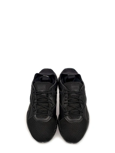 Shop Puma Black Blaze Of Glory Sock Slip On Sneakers