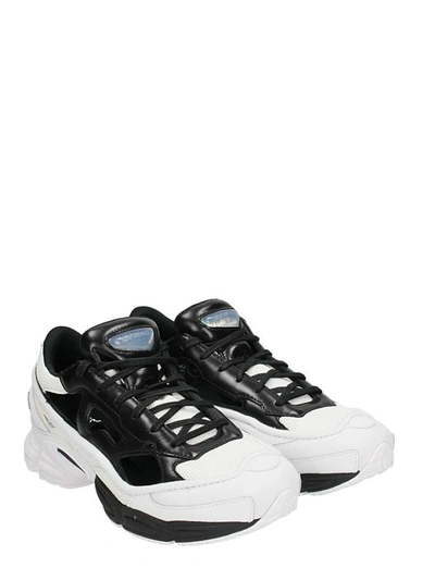 Shop Adidas Originals Rs Replican Ozweego Limited Black-white Leather Sneakers