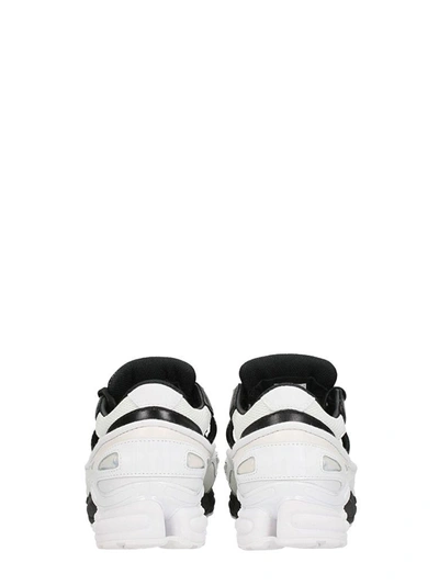 Shop Adidas Originals Rs Replican Ozweego Limited Black-white Leather Sneakers
