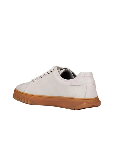 Shop Ferragamo Clyde Sneakers In Grigio Chiaro