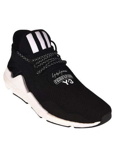 Shop Y-3 Adidas  Saikou Sneakers In Black/white