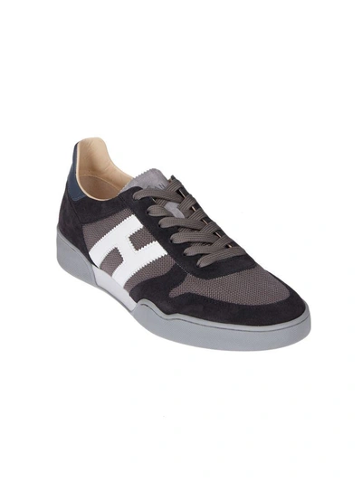 Shop Hogan H357 Sneakers In Grey