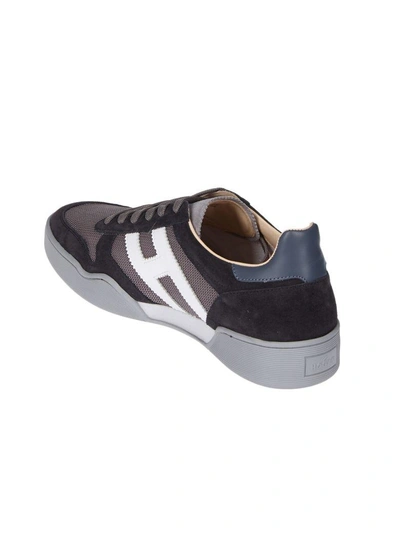 Shop Hogan H357 Sneakers In Grey