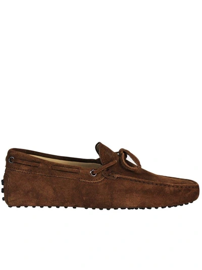 Shop Tod's Brown Gommino Driving Shoes
