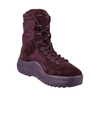 Shop Yeezy Season 6 Boots In Oxblood