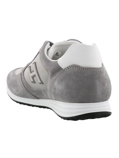 Shop Hogan Olympia H205 Sneakers In Grey