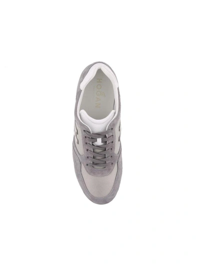 Shop Hogan Olympia H205 Sneakers In Grey