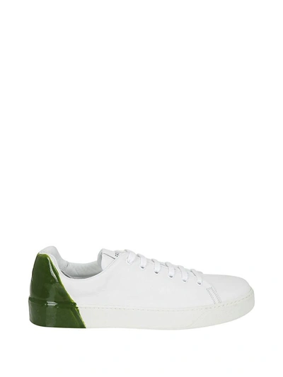 Shop Premiata Anno Sneakers In Bianca/verde