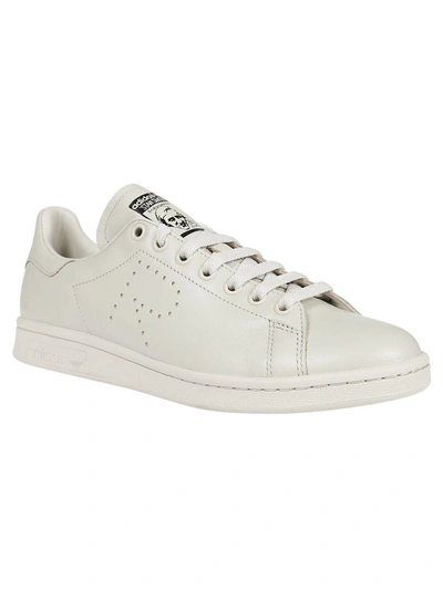 Shop Raf Simons Adidas By  Stan Smith Perforated Sneakers