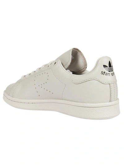 Shop Raf Simons Adidas By  Stan Smith Perforated Sneakers