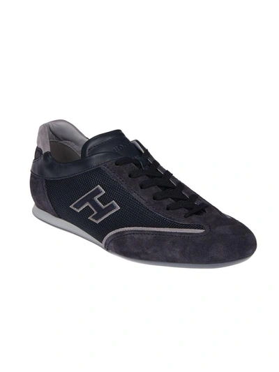 Shop Hogan Olympia Sneakers In Blue