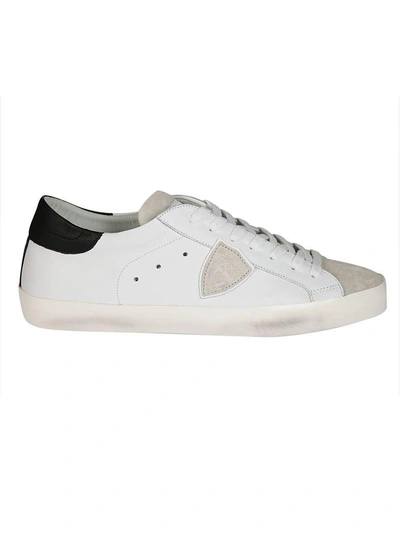 Shop Philippe Model Logo Sneakers In White