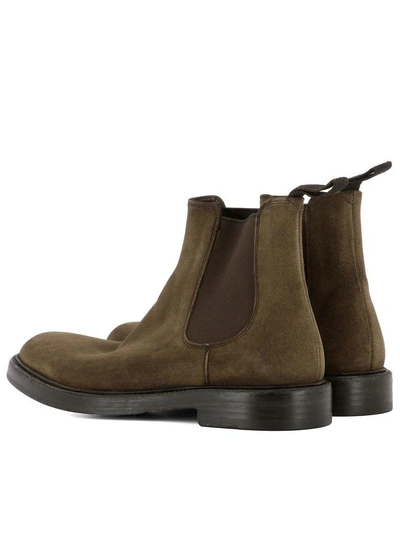 Shop Green George Brown Suede Ankle Boots