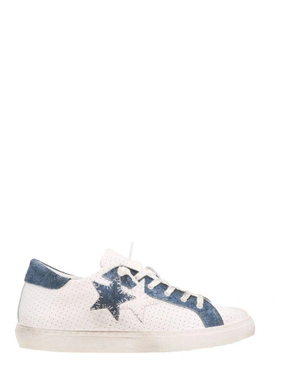 Shop 2star White Low Leather Sneakers