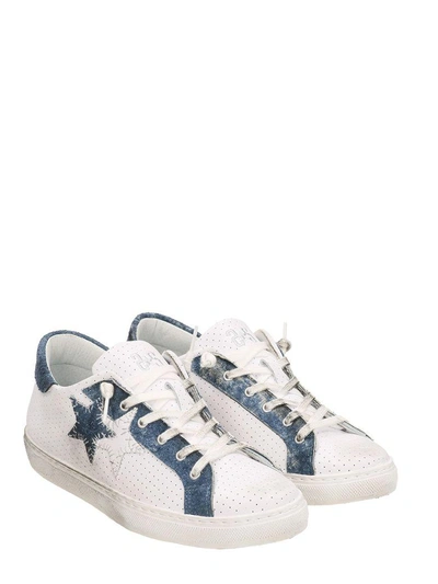 Shop 2star White Low Leather Sneakers