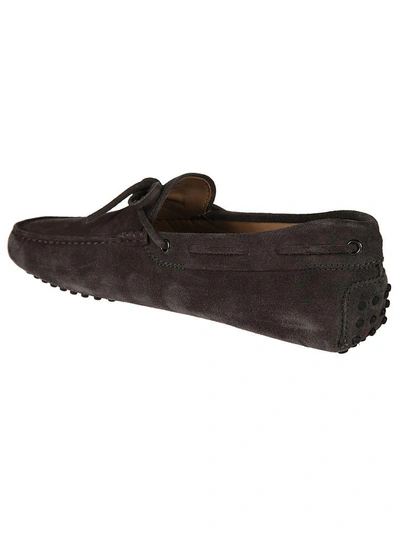 Shop Tod's Gommino Loafers In Ash