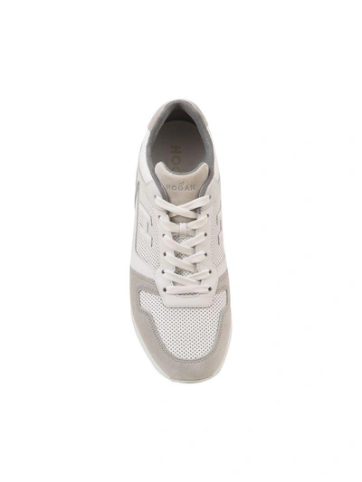 Shop Hogan Sneaker H321 In Suede In White