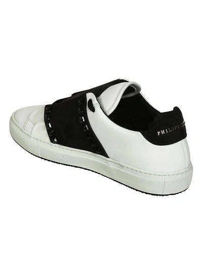 Shop Philipp Plein The Night We Met Sneakers In White-black