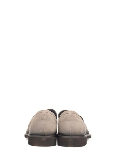 Shop Seboys Seboy's Taupe Suede Loafer In Gray
