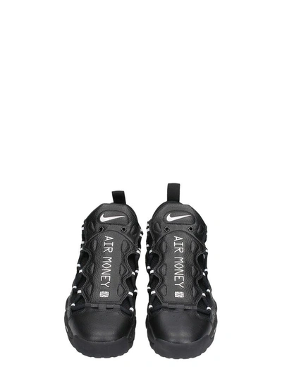 Shop Nike Sf Air More Money Sneakers In Black