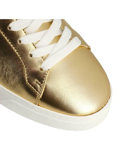 Shop Versace Sneakers Shoes Men  In Gold