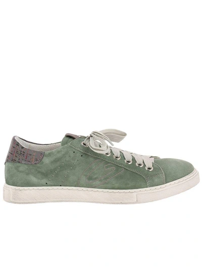 Shop Alberto Guardiani Sneakers Shoes Men Guardiani In Green