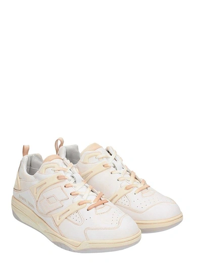 Shop Damir Doma Flor L White Leather Sneakers