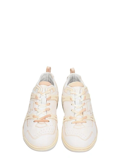 Shop Damir Doma Flor L White Leather Sneakers