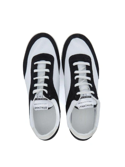 Shop Comme Des Garçons Shirt X Spalwart Pitch Black And White Sneaker