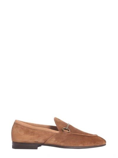 Shop Henderson Loafers With Metal Insert In Marrone