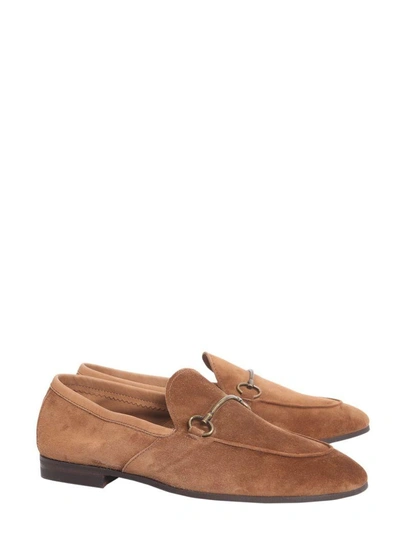 Shop Henderson Loafers With Metal Insert In Marrone