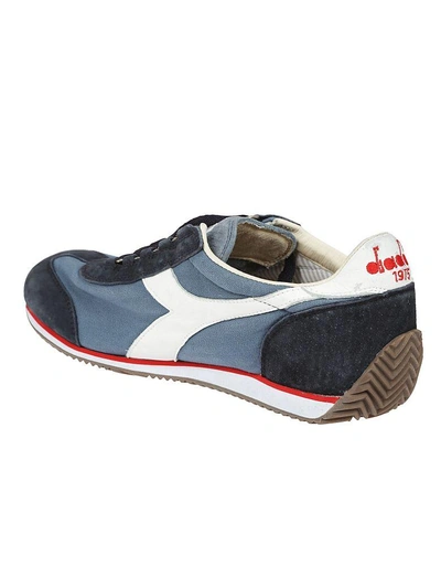 Shop Diadora Equipe Stone Wash Sneakers In Cblu Cina/blu Profondo