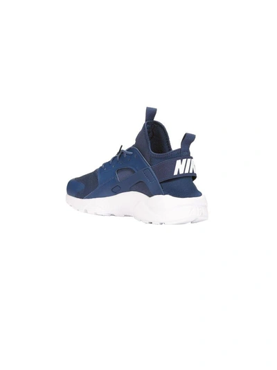 Shop Nike Air Huarache Run Ultra Sneakers In Blu/bianco