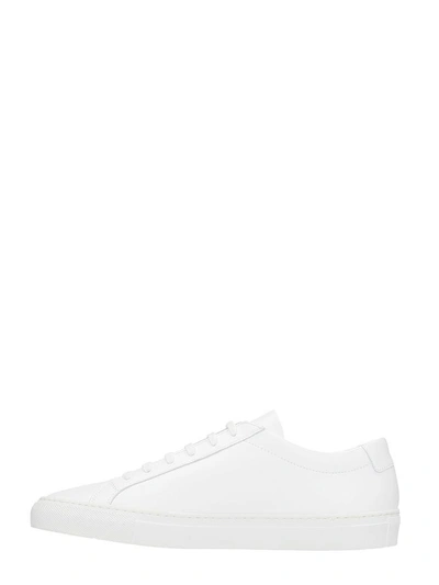 Shop Common Projects Original Achilles Low White Leather Sneakers